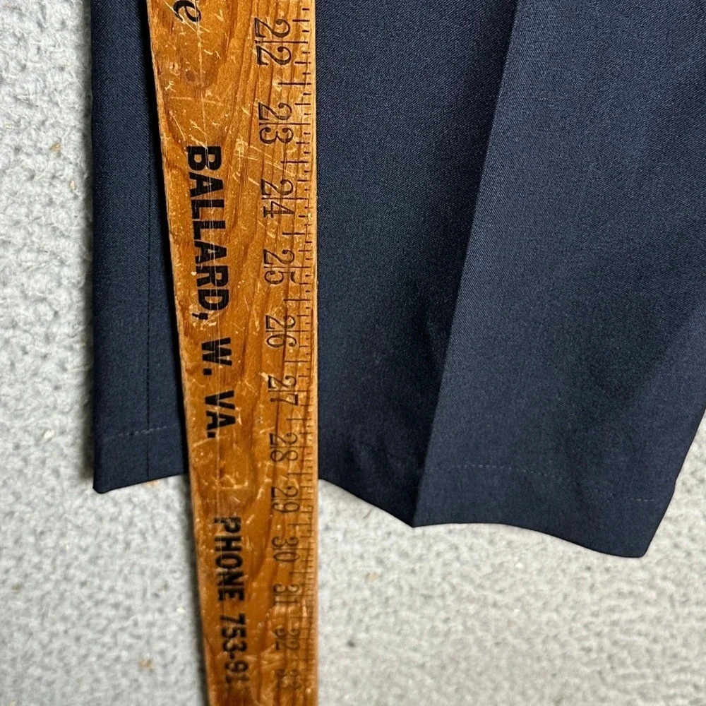 Bluffworks Original Travel Pants Mens 36X32 Blue Regular Fit Chino Flat Front